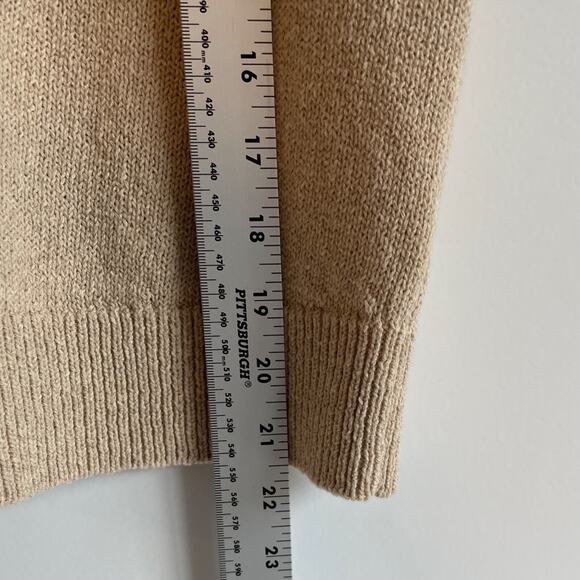 Rails Womens Beige Sleeveless V-Neck Knit Top Size S Minimalist Quiet Luxury - Picture 4 of 7